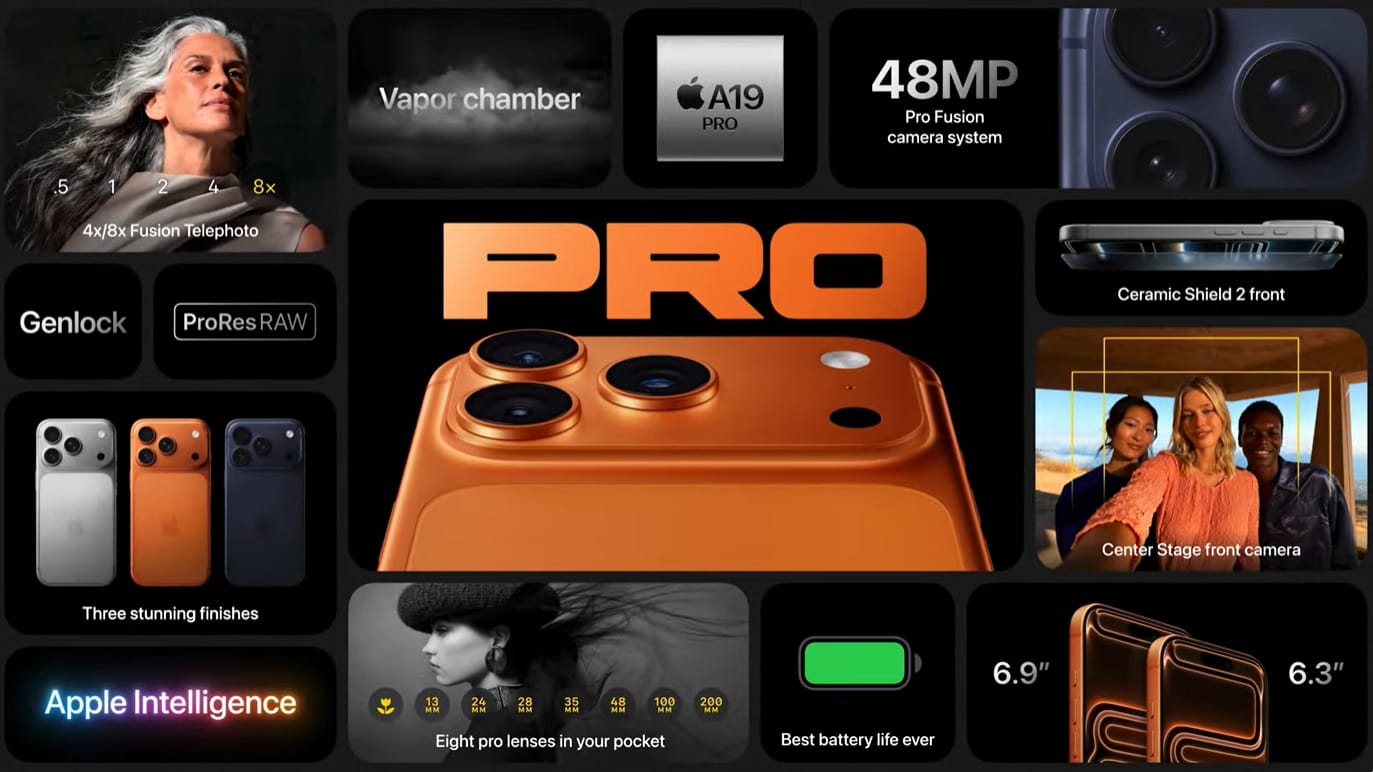 Apple's New iPhone 17 Pro and Pro Max