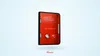 The iPhone Duo folded shut and styled as a red Toastie toaster