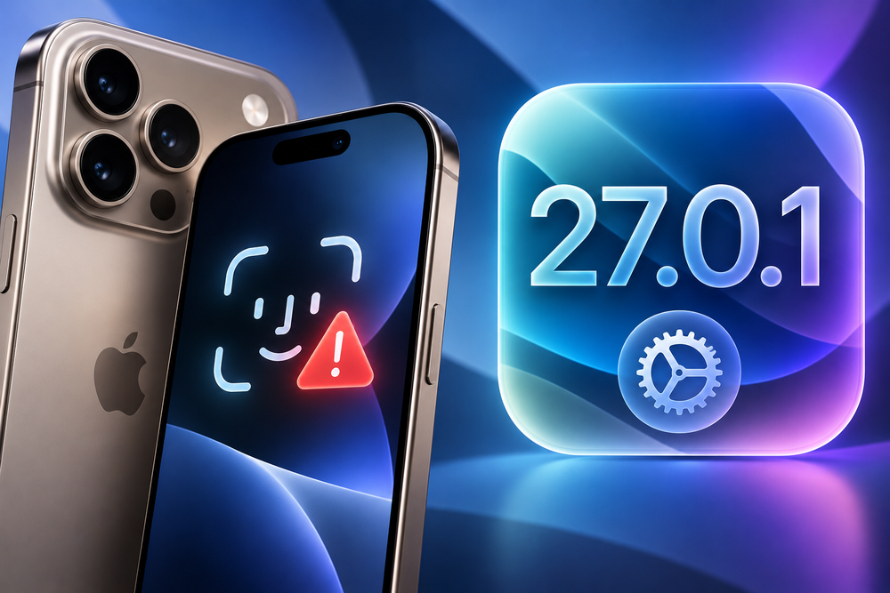 Apple Releases iOS 27.0.1 With iPhone 18 Pro Face ID and Camera Fixes