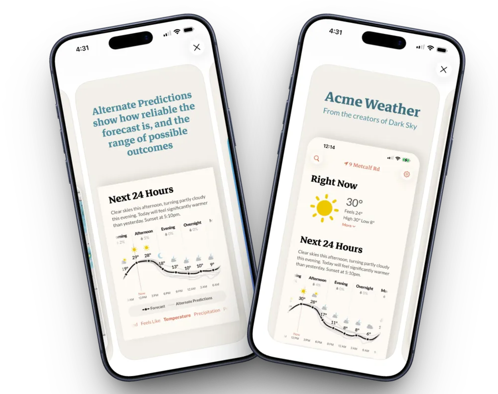 The Dark Sky Team Left Apple to Build What Apple Couldn't: Acme Weather
