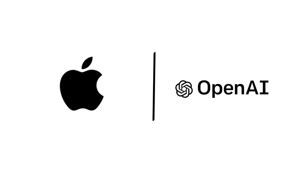 Apple and OpenAI logos
