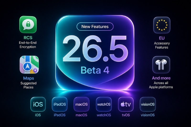 Everything New in Apple's 26.5 Betas: RCS Encryption, Maps Changes, [Update - Beta 4]